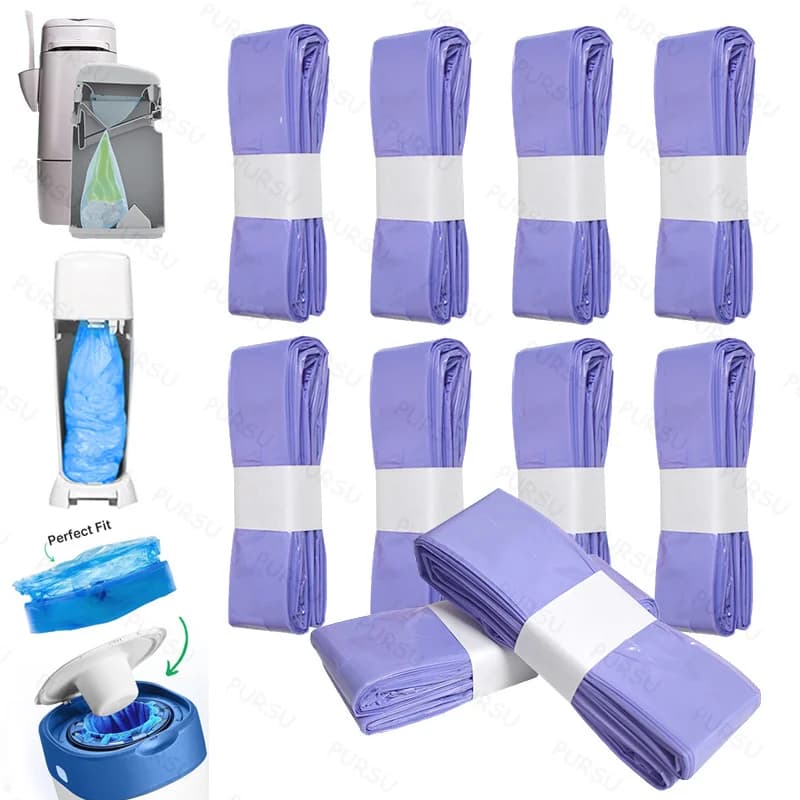 Sacs poubelles de rechange pour poubelle à couches, 1/5/10 pièces, pour Tommee Tippee Sangenic Simplee ou Twist&click, pour Angelcare, pour Genie