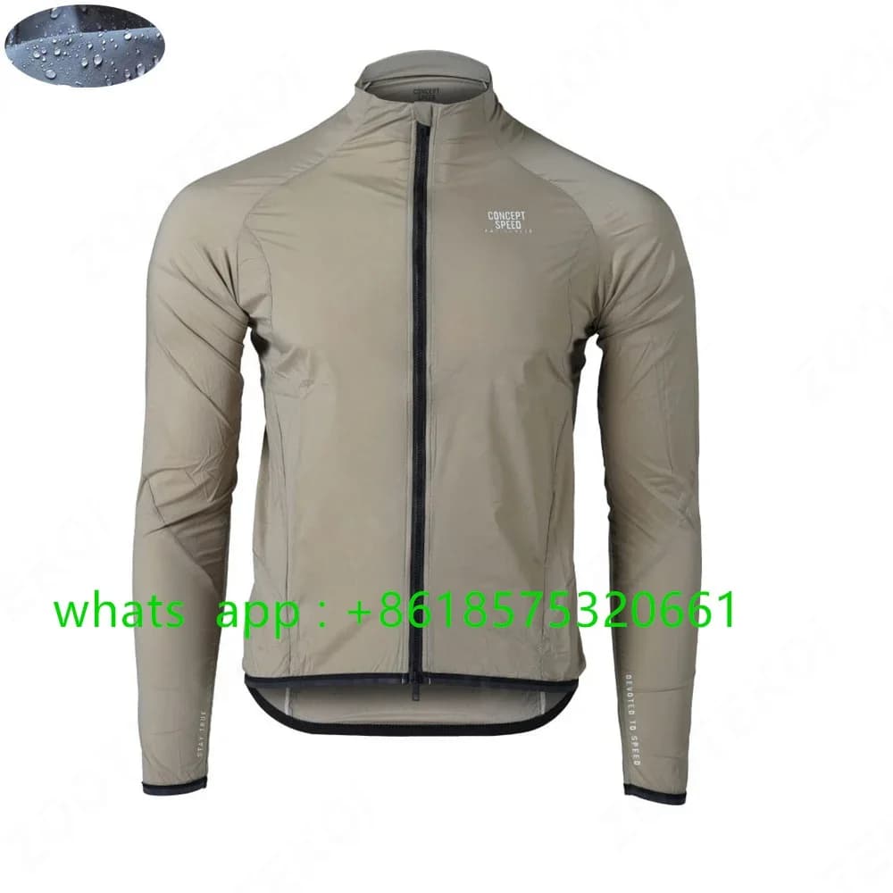 Concept Speed – veste de cyclisme unisexe, coupe-vent imperméable, légère, ultralégère, à manches longues, gilet de vélo vtt d'été,