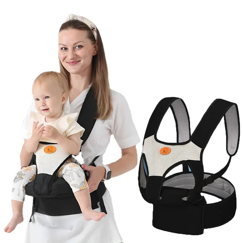Tabouret de taille Electrolux pour bébé, écharpe d'emmaillotage initiée au kangourou, sac à dos rond et ergonomique, siège pour bébé de 3 à
