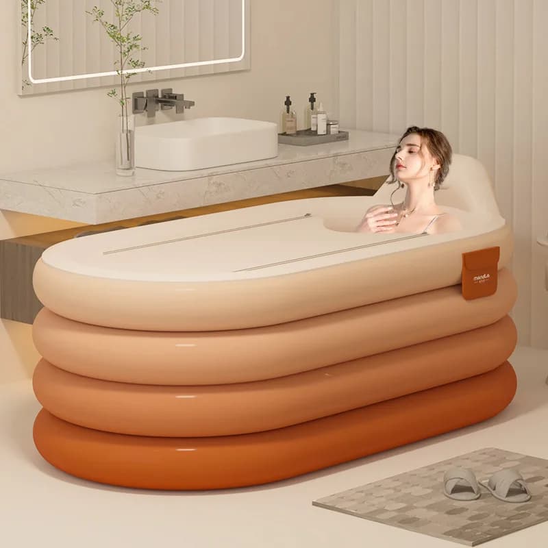 Baignoire gonflable adulte à usage domestique, fumigation de stockage portable
