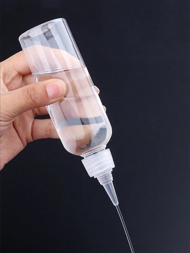 Bouteille en plastique pointe d'aiguille émulsion Extrusion PET emballage vide essai Portable récipient de voyage rechargeable cosmétiques liquide