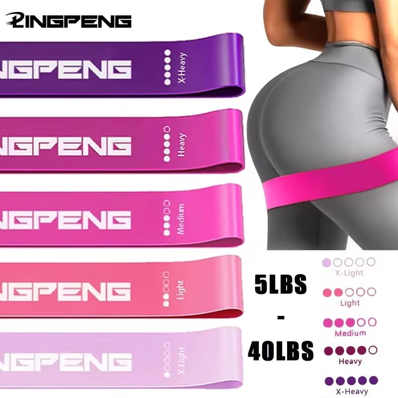 Équipement d'entraînement de Fitness Portable, bandes de résistance en caoutchouc, Yoga, gymnastique, gomme élastique, force, Pilates, Crossfit,