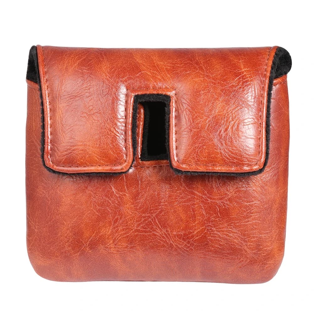 Housse de protection pour tête de putter en cuir PU vintage avec fermeture magnétique pour ZT