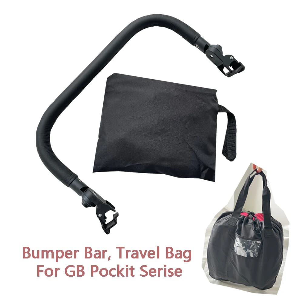 Accessoires de poussette pour bébé uniquement pour GB Pockit + All city, poussettes tout-Terrain, sac de voyage pour poussette, pare-chocs pour