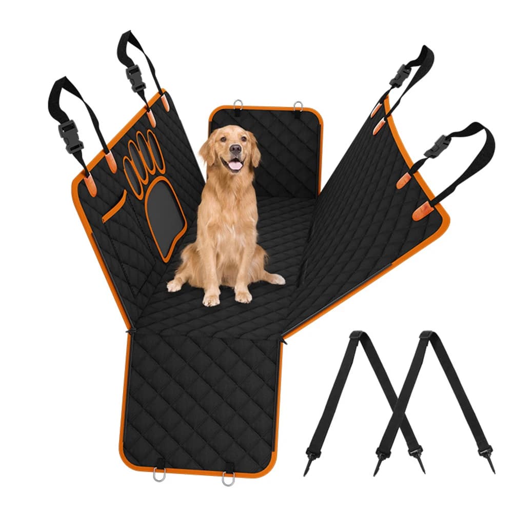 Juste de Siège de Voiture Imperméable pour Chien et Chat, Polymères de Voyage, Hamac pour Petits, Moyens et Grands Chiens, Protection Arrière,