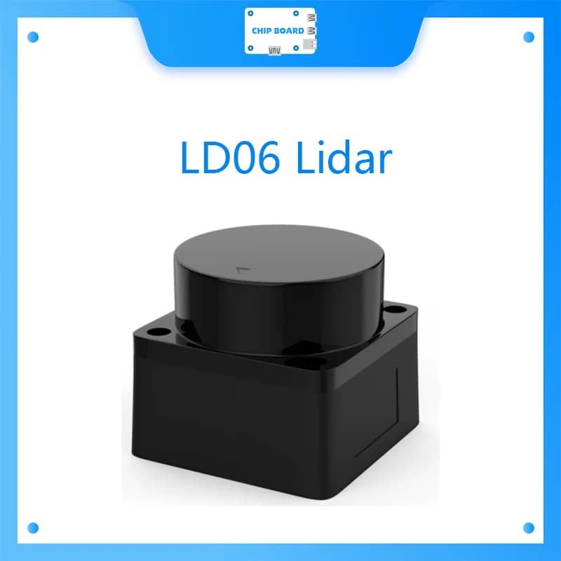 Kit de Scanner de capteur Laser DTOF portable LD06 Lidar à 360 degrés avec portée de 12 m pour robot ROS
