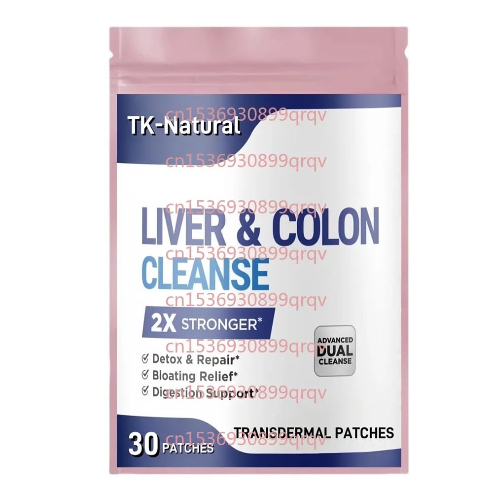 30 patchs détox du foie et nettoyage du côlon patchs transdérmiques avec chardon au lait nettoyant et détox du côlon pour hommes et femmes