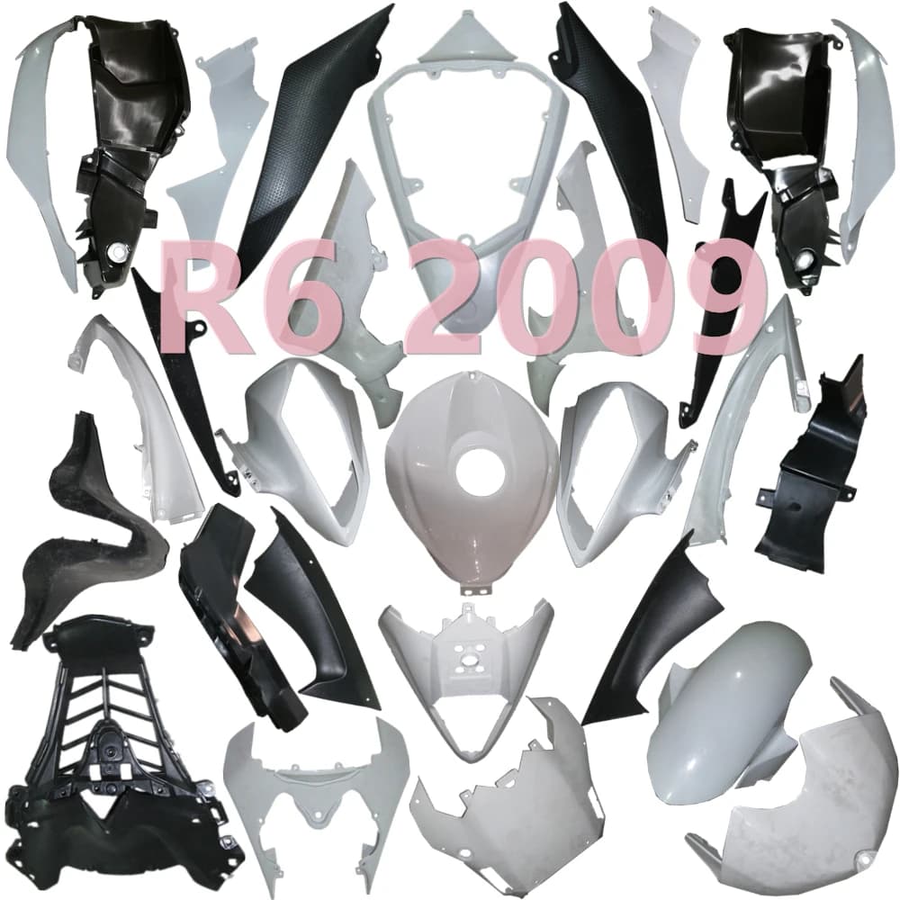 Pièces de carrosserie en plastique pour Yamaha, travail de la batterie, carénage, composants non peints, moulage par injection, capot ABS,