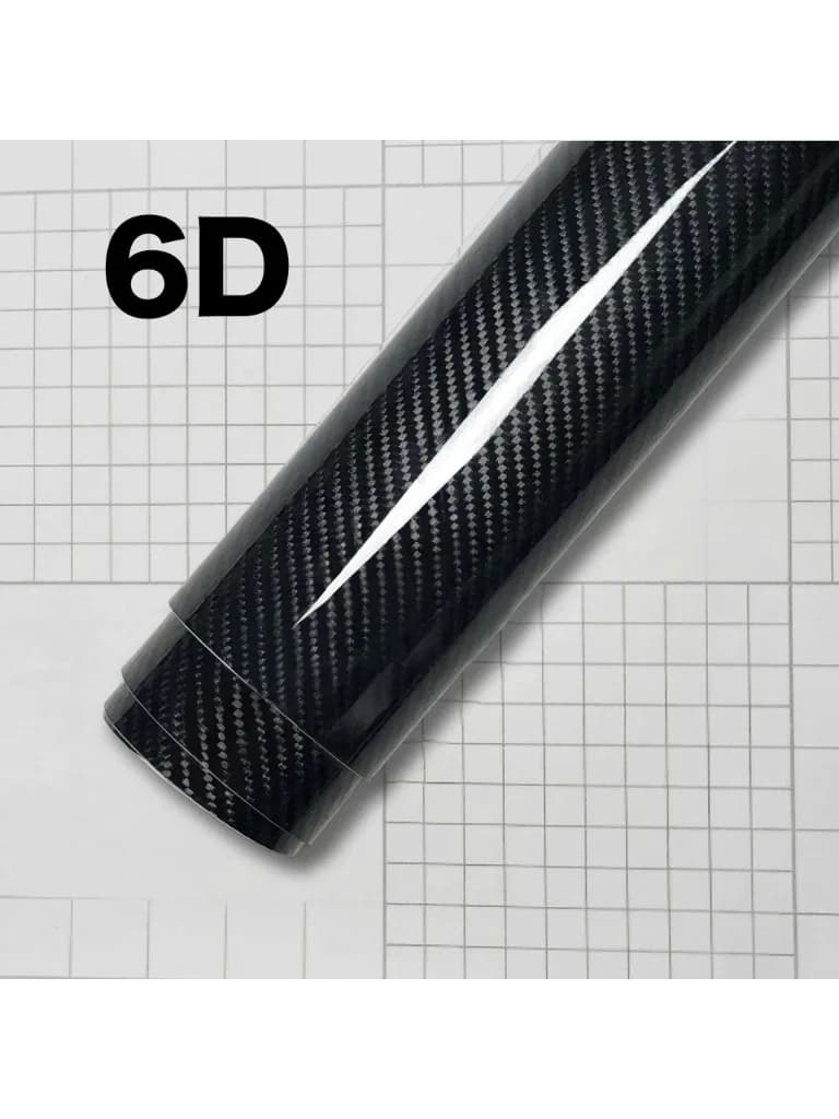 Film de protection pour carrosserie de voiture en fibre de carbone, vinyle mat, accessoires, autocollant noir brillant 3D 4D 5D 6D, film de protection