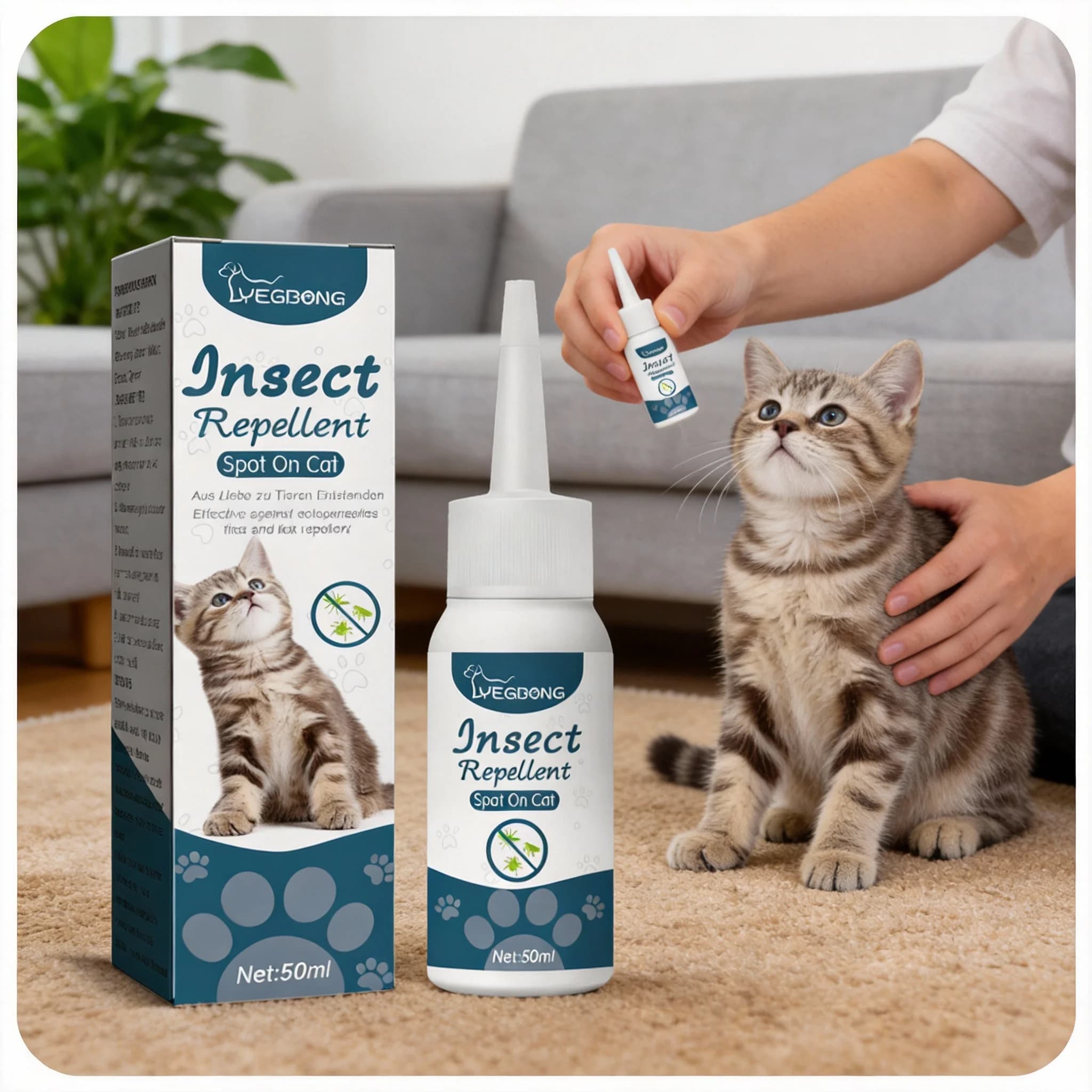 1/3/5/10 PIÈCES Gouttes anti-puces pour animaux de compagnie, élimination des puces, tiques, poux, acariens chez les chats, soulagement des