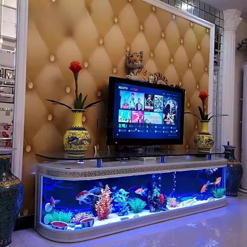 Meuble TV européen pour Aquarium, changement écologique, Type de sol d'eau