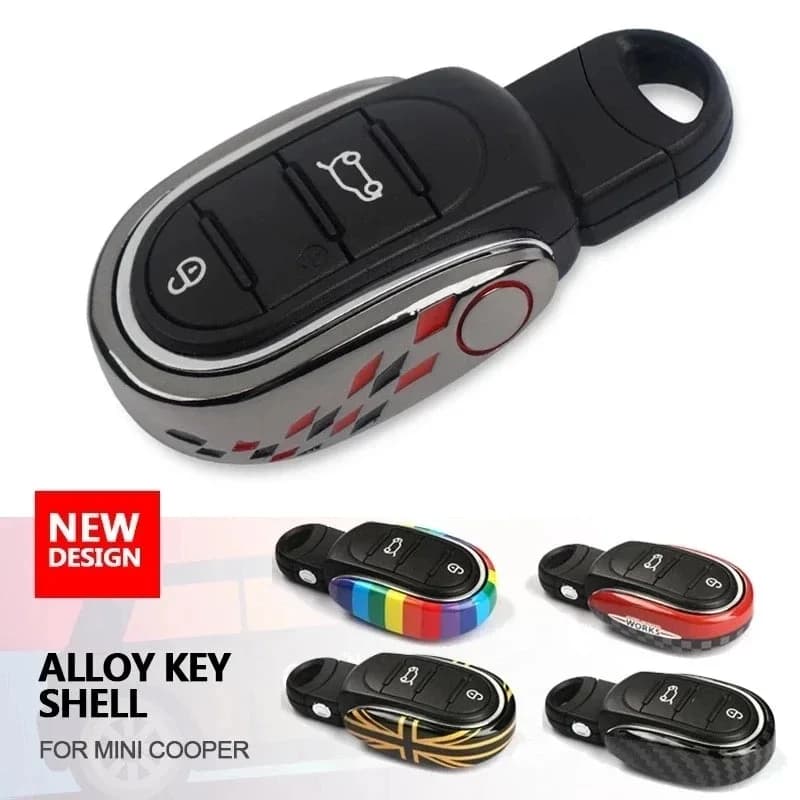 Pour mini cooper accessoire clé couverture porte-clés pour mini cooper F55 pour mini F56 F57 F54 F60 alliage matériel voiture clé couverture