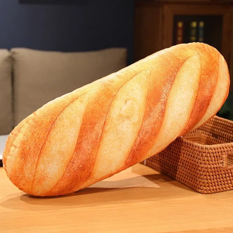 AngijxPlush-Oreiller long doux et drôle, jouet de simulation alimentaire, coussin créatif, cadeau d'anniversaire et de Noël