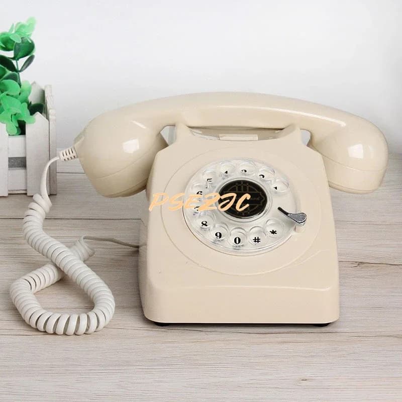 Téléphone portable de style rétro pour les partenaires filaires, à l'ancienne, pour la composition éloignée, pour le bureau et l'hôtel