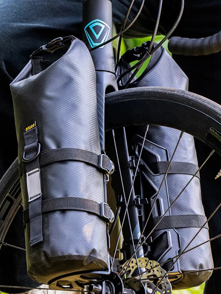 Support de sac de vélo facile à lnstall, support Audio multifonction pour bouteille, fourche avant, support de Tube supérieur, support de sac de