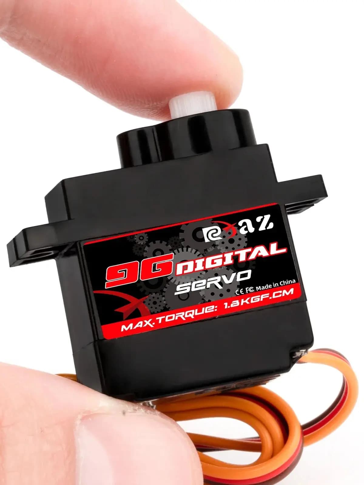 RCXAZ-Servomoteur Numérique pour Avion, Robot, Voiture, Bateau, Conduit, 9g, Plastique, Fer, Cuivre, 1.6kg