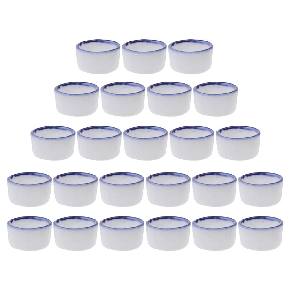 24 pièces Reptile plat d'eau Terrarium bol Mini alimentaire chenille alimentation évier lézard lézard animal de compagnie bol d'eau récipient à