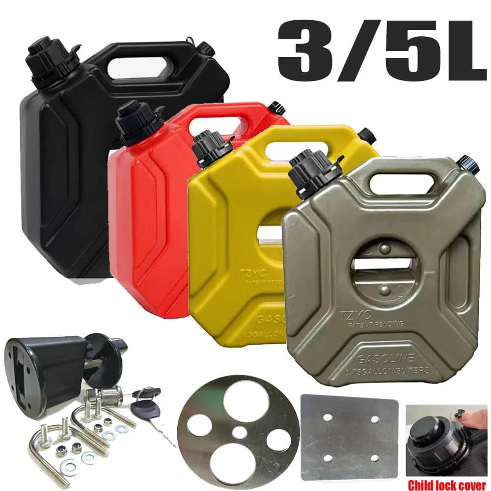 Réservoir d'eau Portable de grande capacité 3/5l, seau de stockage d'eau de Camping, robinet détachable pour les ventilateurs de moto de voyage en