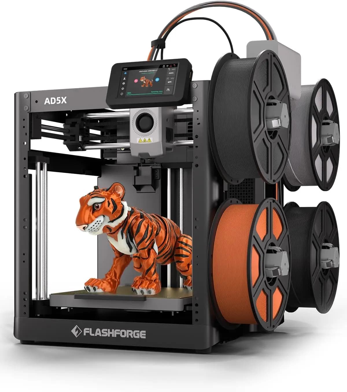Flashforge AD5X FDM imprimante 3D multicolore haute vitesse 600 mm/s noyau de nivellement automatique XY 220x220x220mm Volume de construction