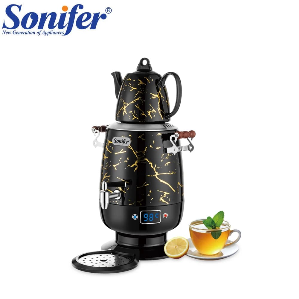 Sonifer 5L électrique Samovar bouilloire électrique en acier inoxydable bouilloire intelligente sifflet bouilloire Samovar thé Thermo Pot cadeau