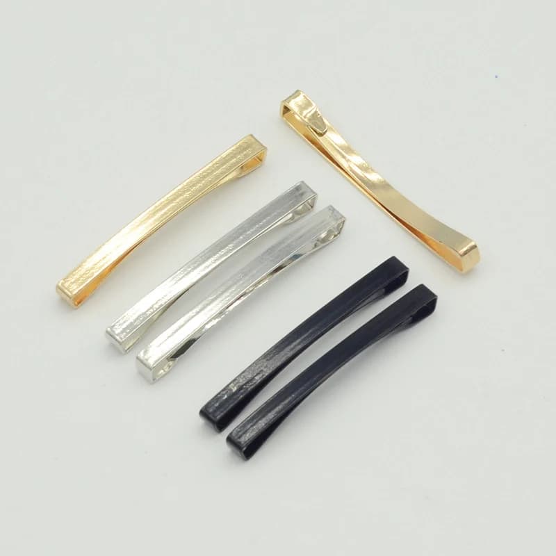 30 pièces 3mm * 4.5cm Mini barre en métal épingles à cheveux plaine Snap cheveux Barrette épingles à cheveux pour bricolage enfants cheveux