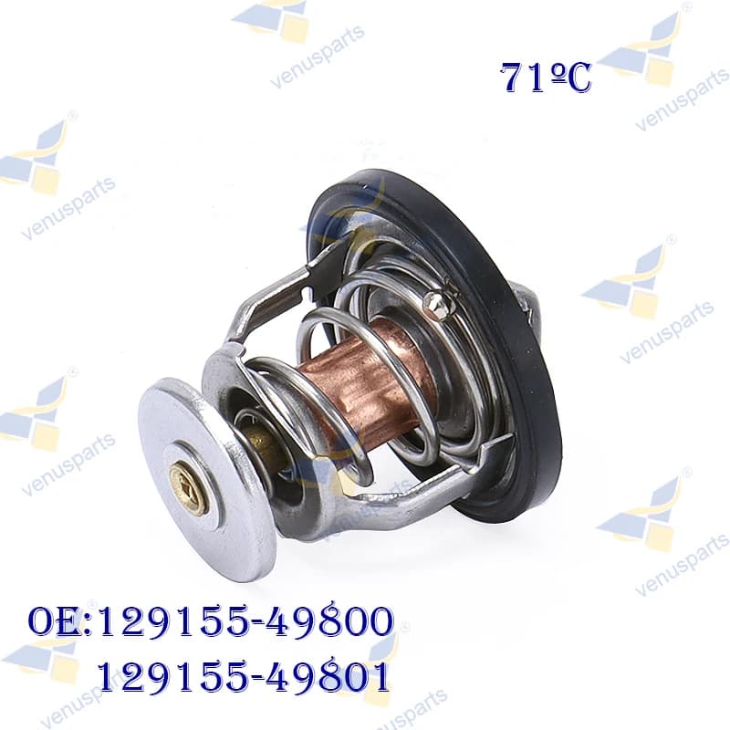 Thermostat 129155 -49801 129155 -49800 71oC pour Yanmar 3TNE84 3TNV84 3TNE88 4TNE84 4TNE88 4TNV84 4TNV84T 4TNV88