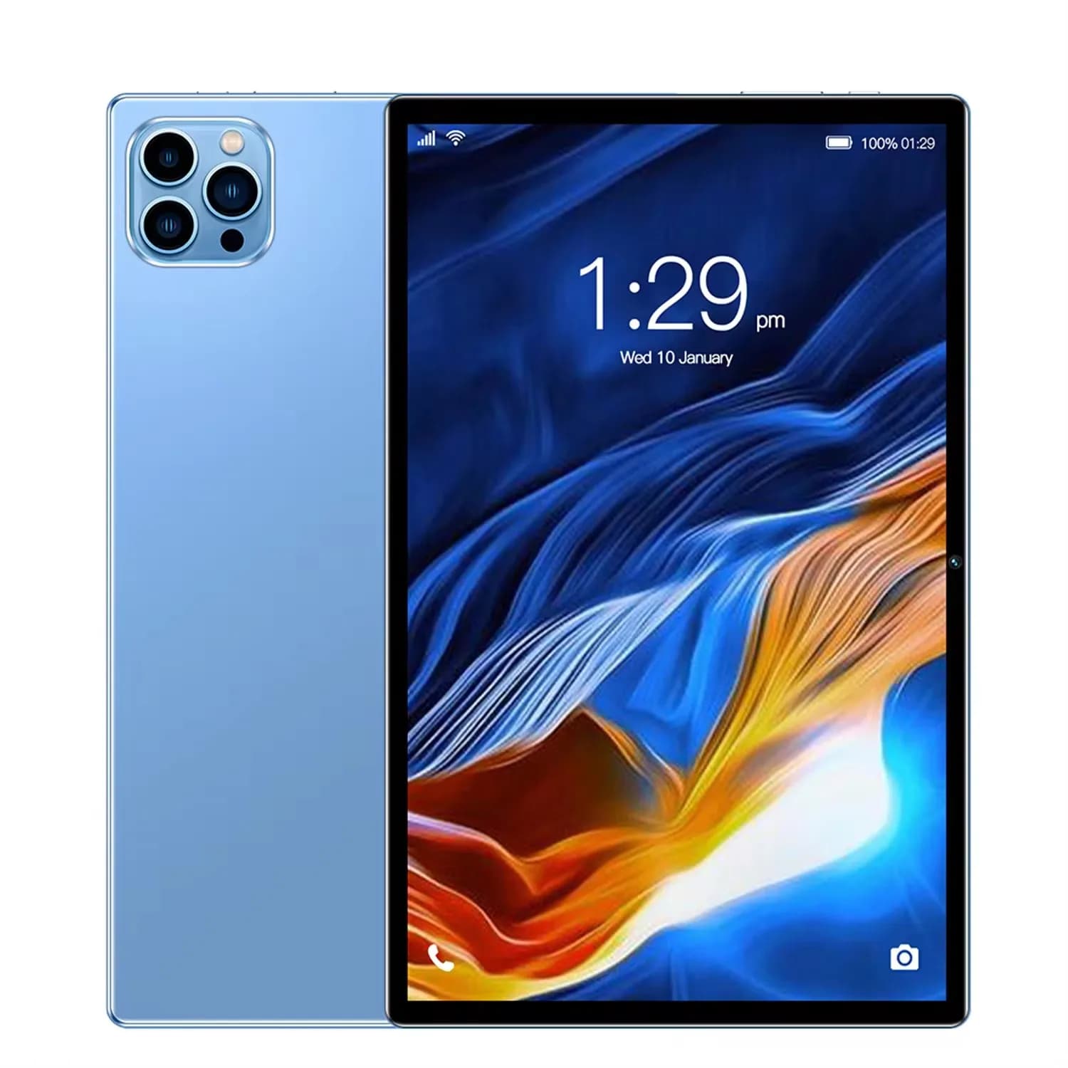 BDF Android 10.1 pouces tablette Google Play Octa Core double caméra double SIM 3G appel téléphonique tablettes Bluetooth Wifi 4GB + 64GB ROM