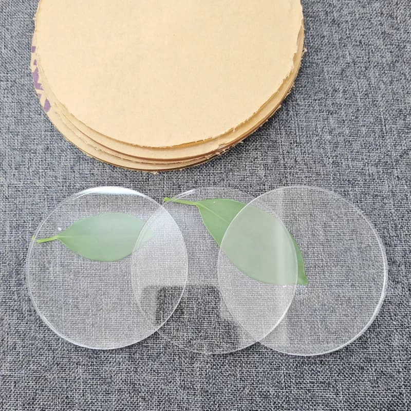 Plaque en acrylique transparente, plaque en verre organique, épaisseur 1-10 mm, plaque en plexiglas PMMA ronde pour cadre photo, décoration de