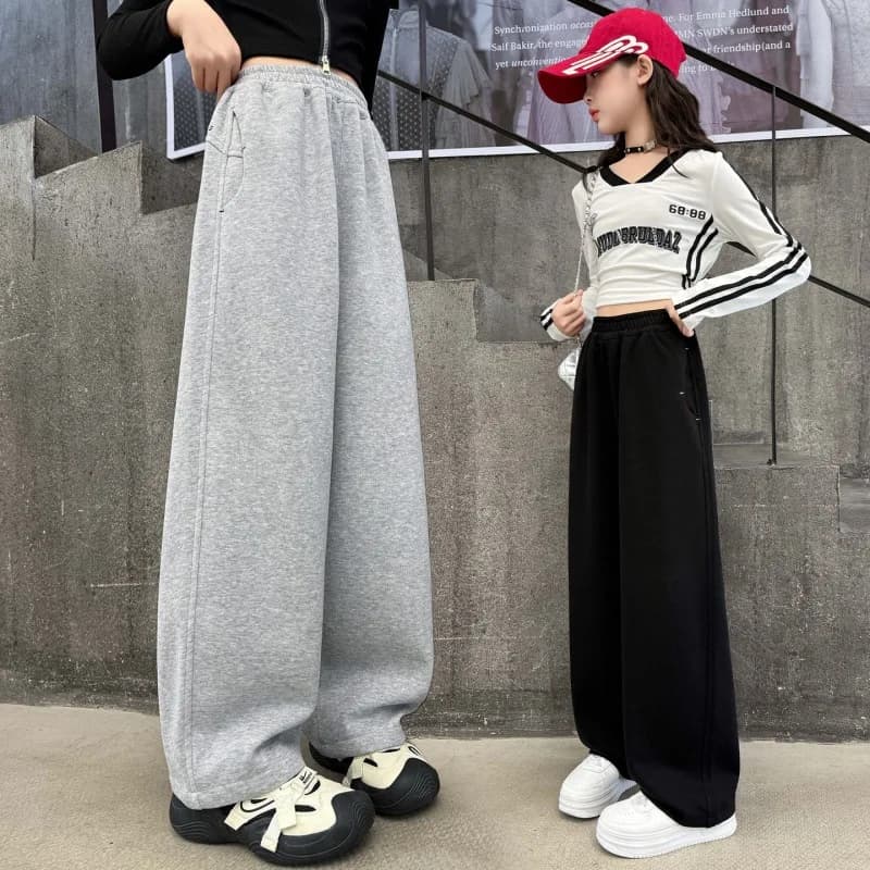 Pantalons de survêtement pour filles, nouveau Style printemps-automne 2021, mode pour adolescents, pantalons de sport décontractés pour enfants,