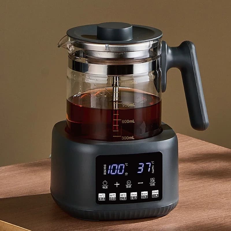 Machine à thé 1,3 l pour bébé, régulateur de lait à température constante, pulvérisation de vapeur, bouilloire à thé de bureau, bouilloire