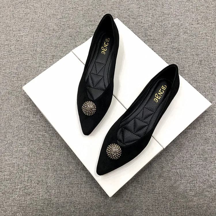 Mocassins Plats à Enfiler Confortables pour Femme, Chaussures de Printemps et d'Été, Noires, Bleues, Grises, Décontractées, 31 à 46, Petite