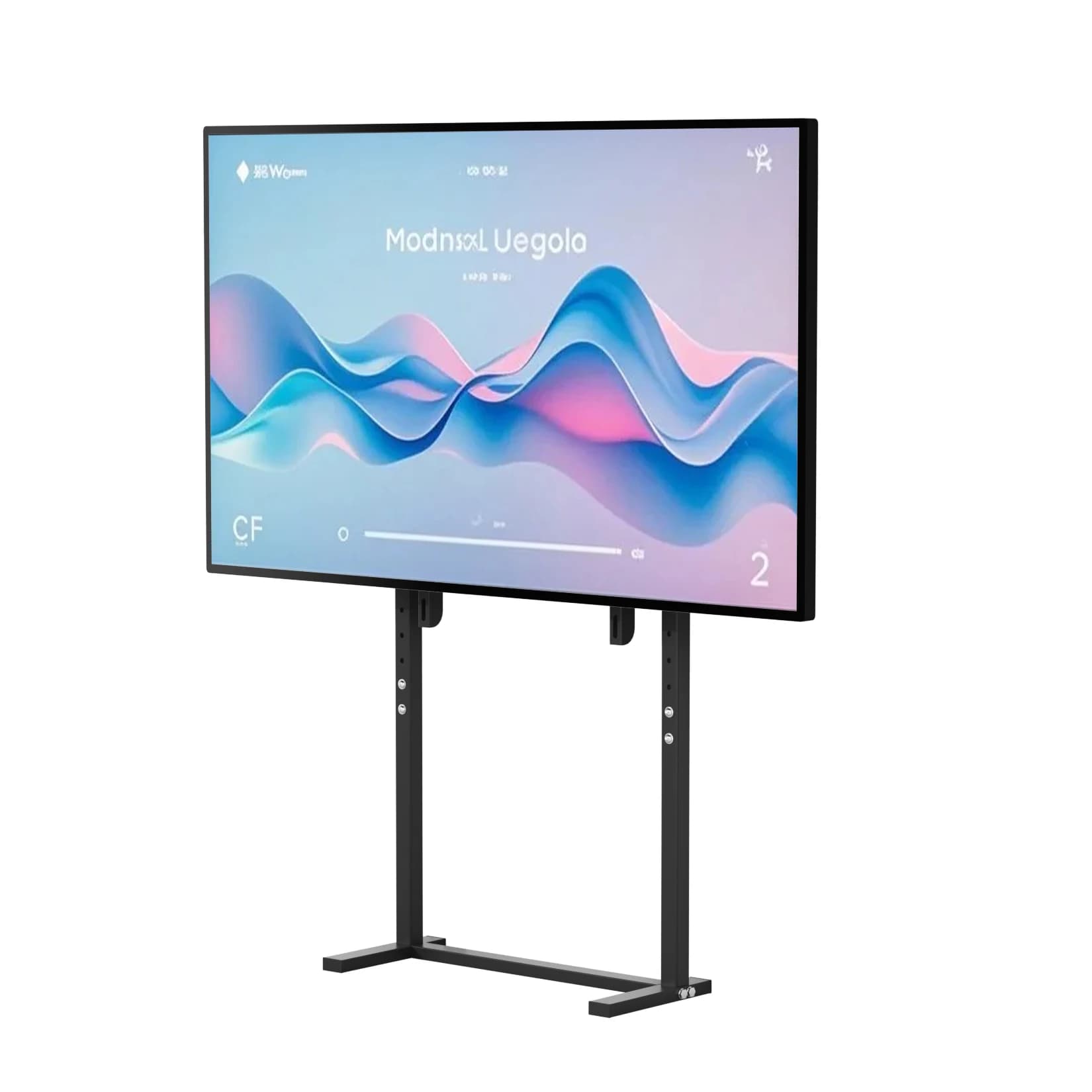 Support TV sur Pied, Pied TV Universel Support TV Pied Supports Et Meubles TV pour LCD/LED/Plasma de 32-100 Pouces Hauteur Réglable - Charge Max 40kg