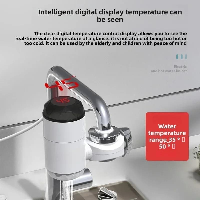 Cuisine chauffe-eau électrique robinet instantané robinet d'eau chaude chauffage froid robinet chauffe-eau instantané sans réservoir