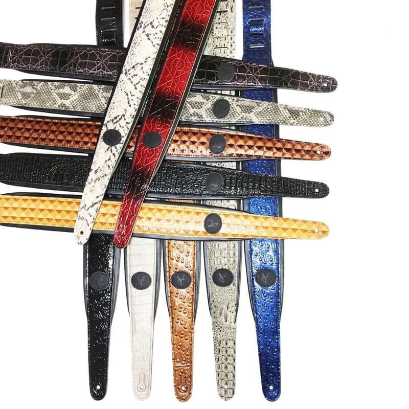 Sangle de guitare électrique Folk haut de gamme, nouveaux produits, commerce extérieur, cuir + daim, 2023
