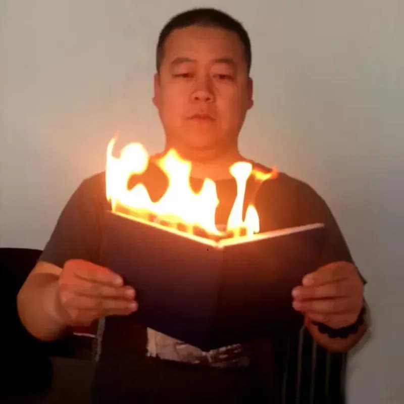 Carnet de feu de magicien, tours de magie sur scène, flammes éclatées du livre, disparition d'illusion, Gimmick de fête, spectacle de magie,