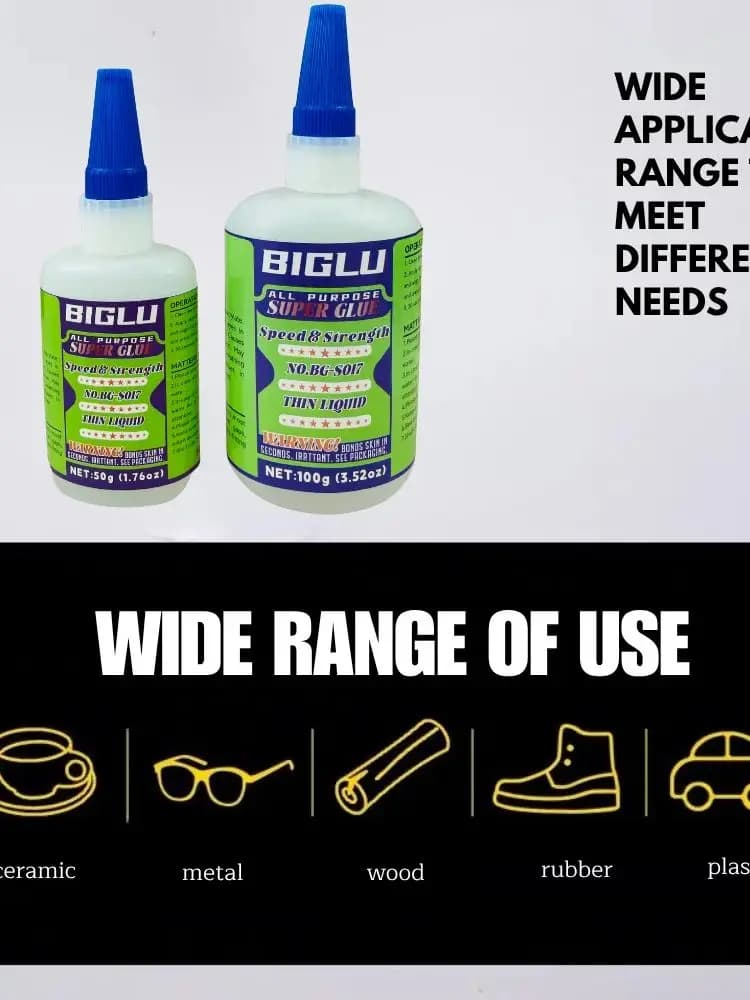 Super colle de cyanoacrylate de qualité supérieure, adhésif fin, application précise pour le tournage du bois, finition CA, travail du bois,