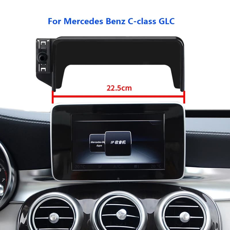 Support de téléphone portable pour voiture, écran d'infodation LHD dédié, pour mercedes-benz C GLC classe V W204 W205 x253 W447, support de