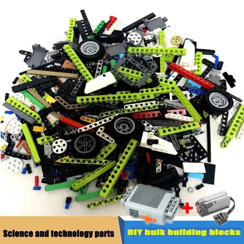 Pièces de base et pièces d'emballage mixtes de haute technologie, blocs de construction, modèle en vrac, briques créatives à assembler, jouets