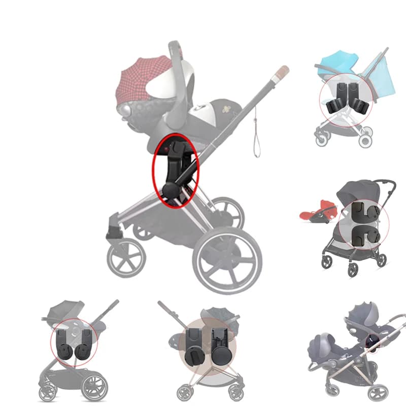Adaptateur de siège de voiture Baby Bumosquito, Cybex Priam os Balios S Gazelle S Melio vebelle Orfeo et Aton Cloud Q/Z, convertisseur de panier