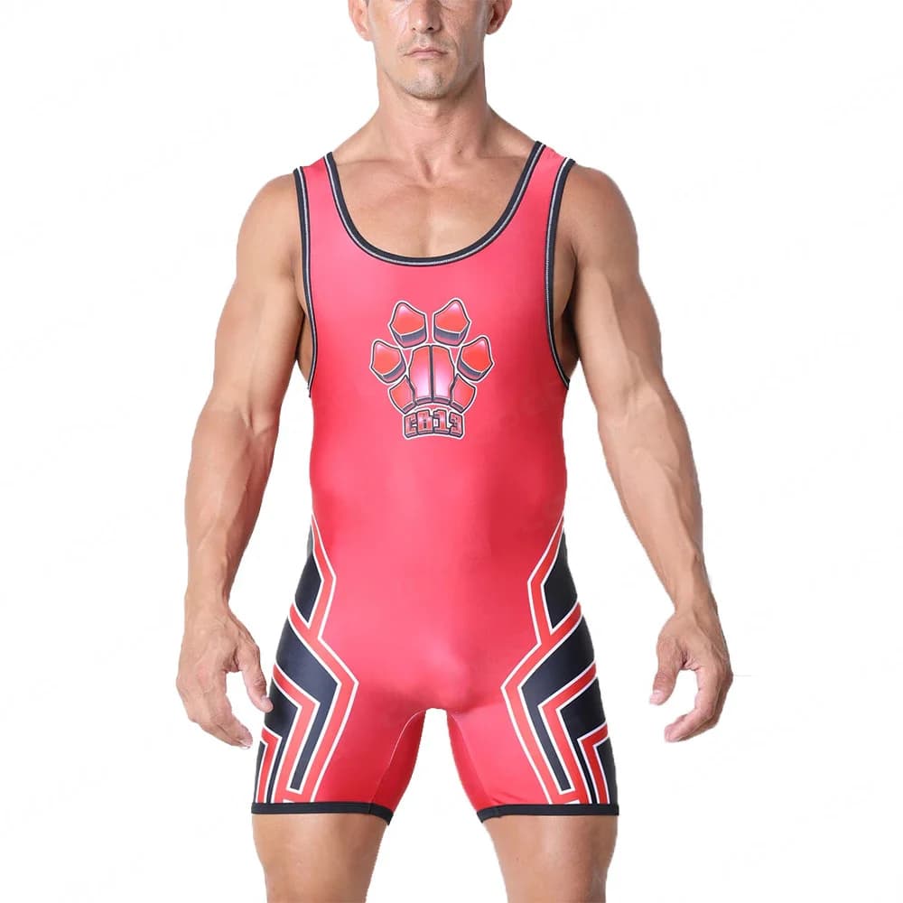 Nouveau Justaucorps de Lutte Sans Manches pour Homme, Combinaison Professionnelle de Triathlon, Tenue de Musculation Amincissante, Combinaison Une