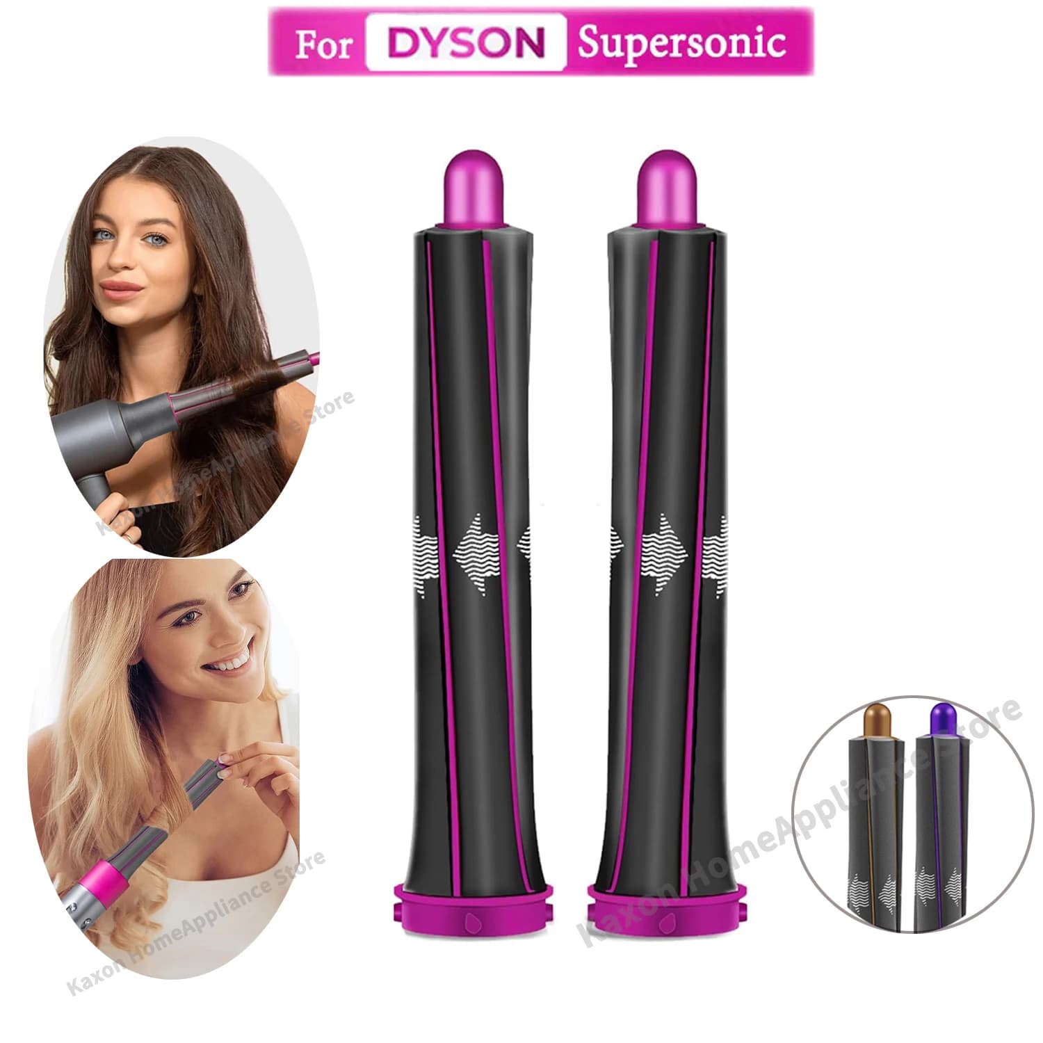 Pour Dyson Airwrap HS01HS05 et pour Dyson série HD fixation de sèche-cheveux buses de bouclage automatique baguettes de bigoudi 20/30mm
