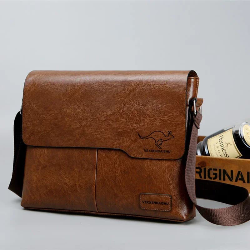 Marque de luxe hommes sac à bandoulière pour IPAD cuir affaires sac à main hommes sac de messager grand sac à bandoulière latéral mode homme sac