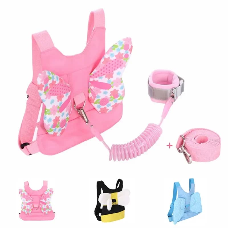 Bracelet de poignet Anti-perte pour enfants, laisse, sac à dos, marcheur doux pour enfants, Bracelet de sécurité pour bébé, corde de ceinture de