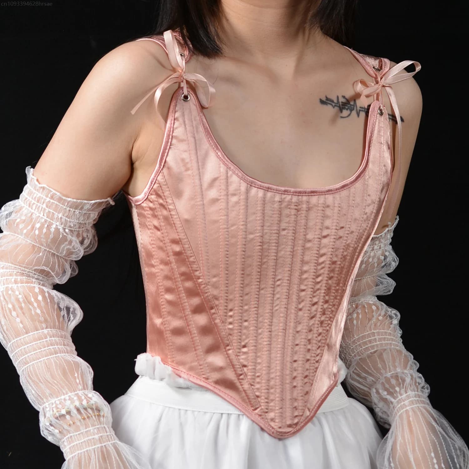 Hauts Corset pour femmes Renaissance désossé surbuste Bustier haut Corset