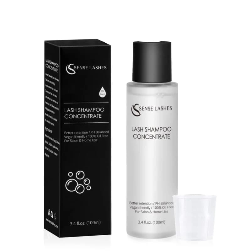GENSE-Shampooing concentré pour cils ES prédits, nettoyant pour cils sans UNIS issement, bricolage professionnel, extension de cils, mousse de bain,
