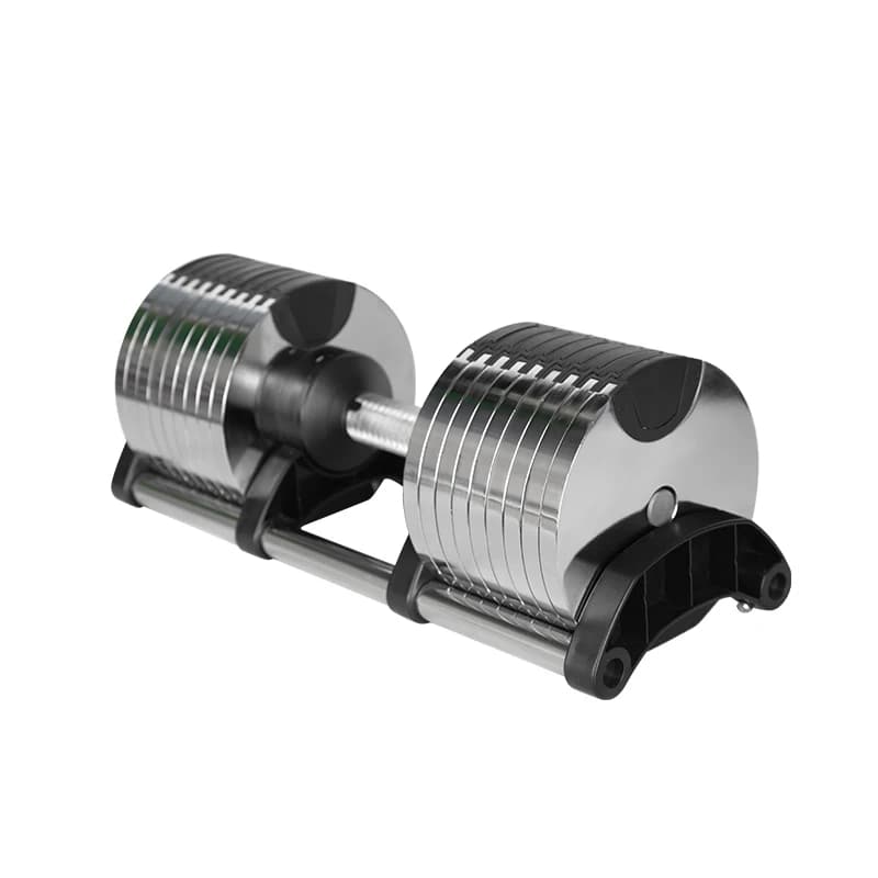 Paire d'haltères réglables chromés OEM DumbHavana, augmentation maximale de 45kg, fitness à domicile, 2kg, 5lb, 4kg, 9lb
