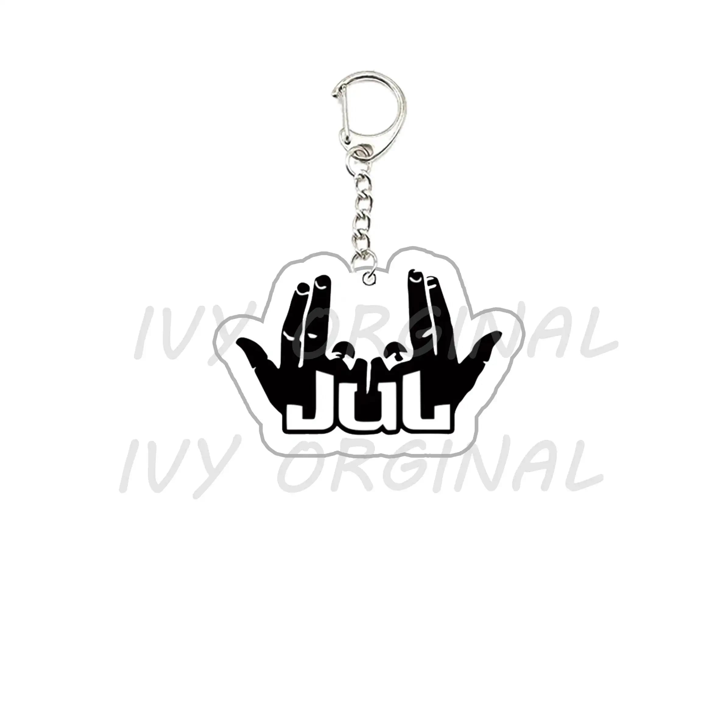 Porte-clés français en acrylique avec pendentif Oh Qu'elle Est Pepper pour femme, porte-clés Rared JUL, porte-clés bijoux, accessoires de musique,