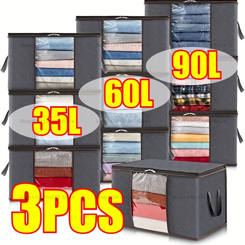 Armoire placard organisateurs de vêtements boîtes de rangement pour vêtements sac de rangement couverture stockage pliable poubelle de rangement de