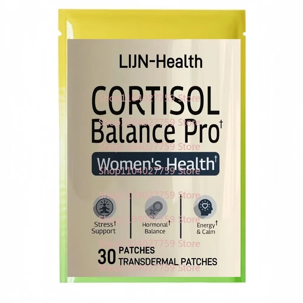 30 patchs patchs transdérmiques Cortisol pour femmes - Détox et gestion Cortisol - Support supplémentaire, soutien du stress