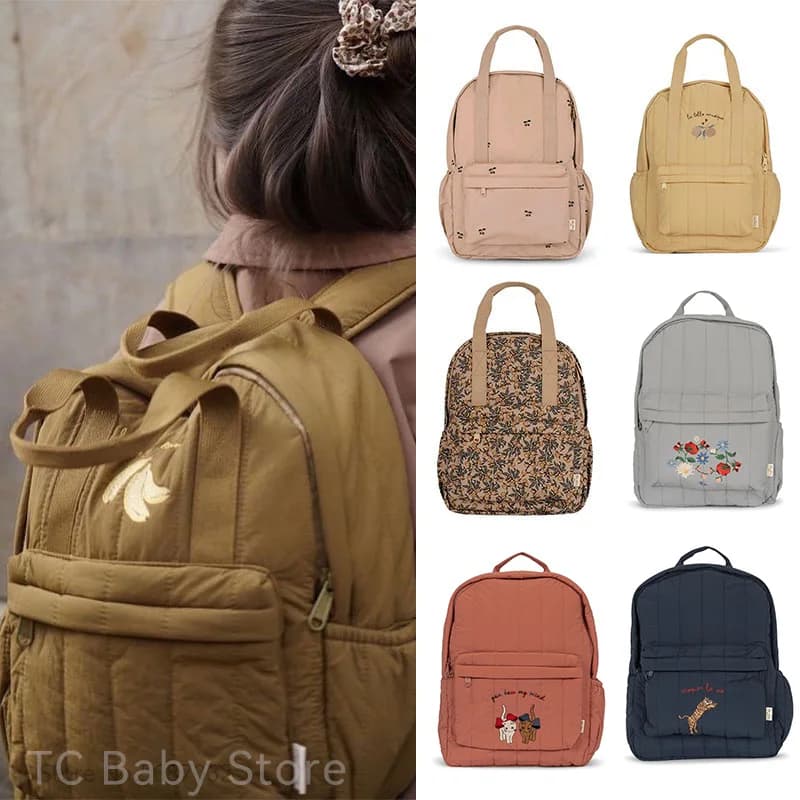 KS – sac à dos pour bébé, cartable pour enfants de la maternelle, marque de voyage pour maman, cerise, citron, rangement pour garçons et filles,